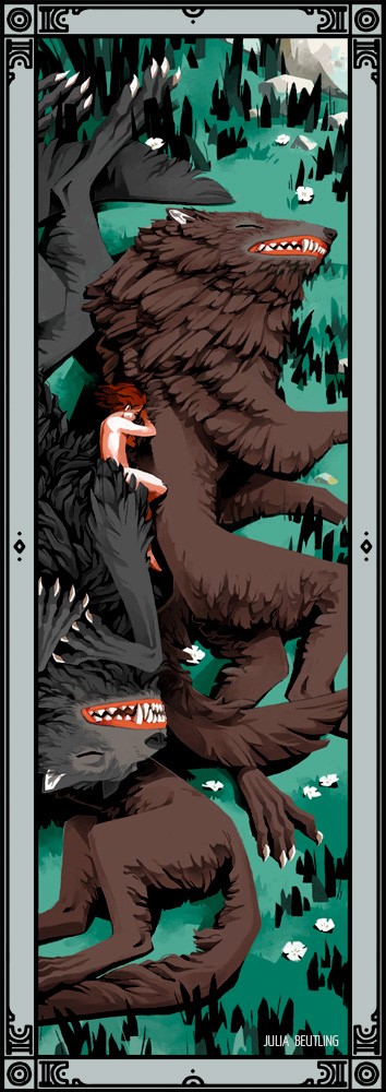 Bild 2 der Malerie von Julia Beutling - Monster