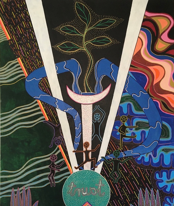 Bilder von Izabela Bochenko -  Ritual der Aktivierung der radikalen Verfolgung unserer innerlichen Wahrheit 