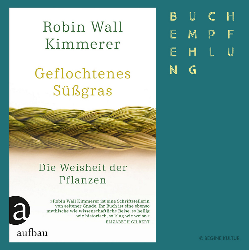 Buchcover von Robin Wall Kimmerer Geflochtenes Süßgras – die Weisheit der Pflanzen