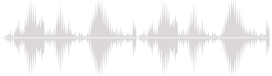 Grafik von einer Soundaufzeichnung, Wellen