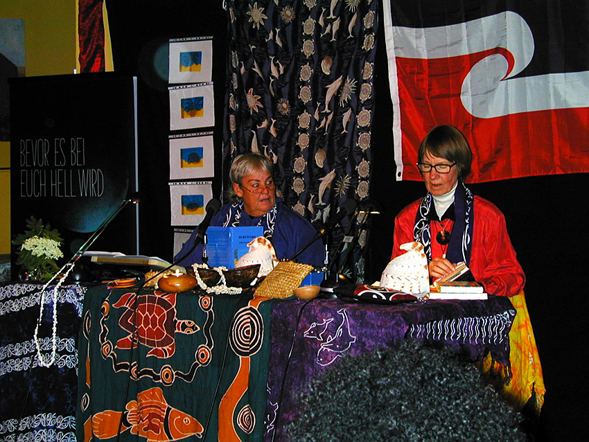 Bild mit Cathie Koa Dunsford & Karin Meissenburg