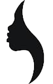 Grafik von schwarzen Frauenkopf
