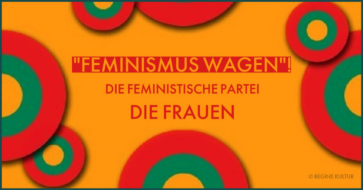 Plakat Feminismus wagen! - Offener Stammtisch